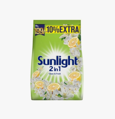 SUNLIGHT GREEN CLEAN AND FRESH WASHING POWDER 760G
