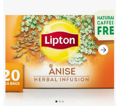 Lipton Herbal Infusion - Anise Tea - 20 Envelope Tea Bags