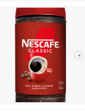 Nescafe Classic Coffee Jar 50g