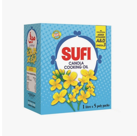 Sufi Canola Cooking Oil 1Ltr