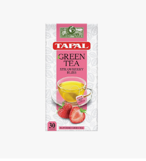 Tapal Strawberry Bliss Green Tea Bags 30 Pieces