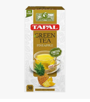 Tapal Pineapple Flavoured Green Tea, 45g